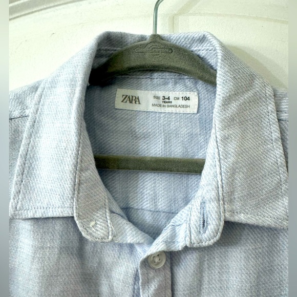 Zara Boy button down shirt, size 3-4 years - Picture 2 of 7
